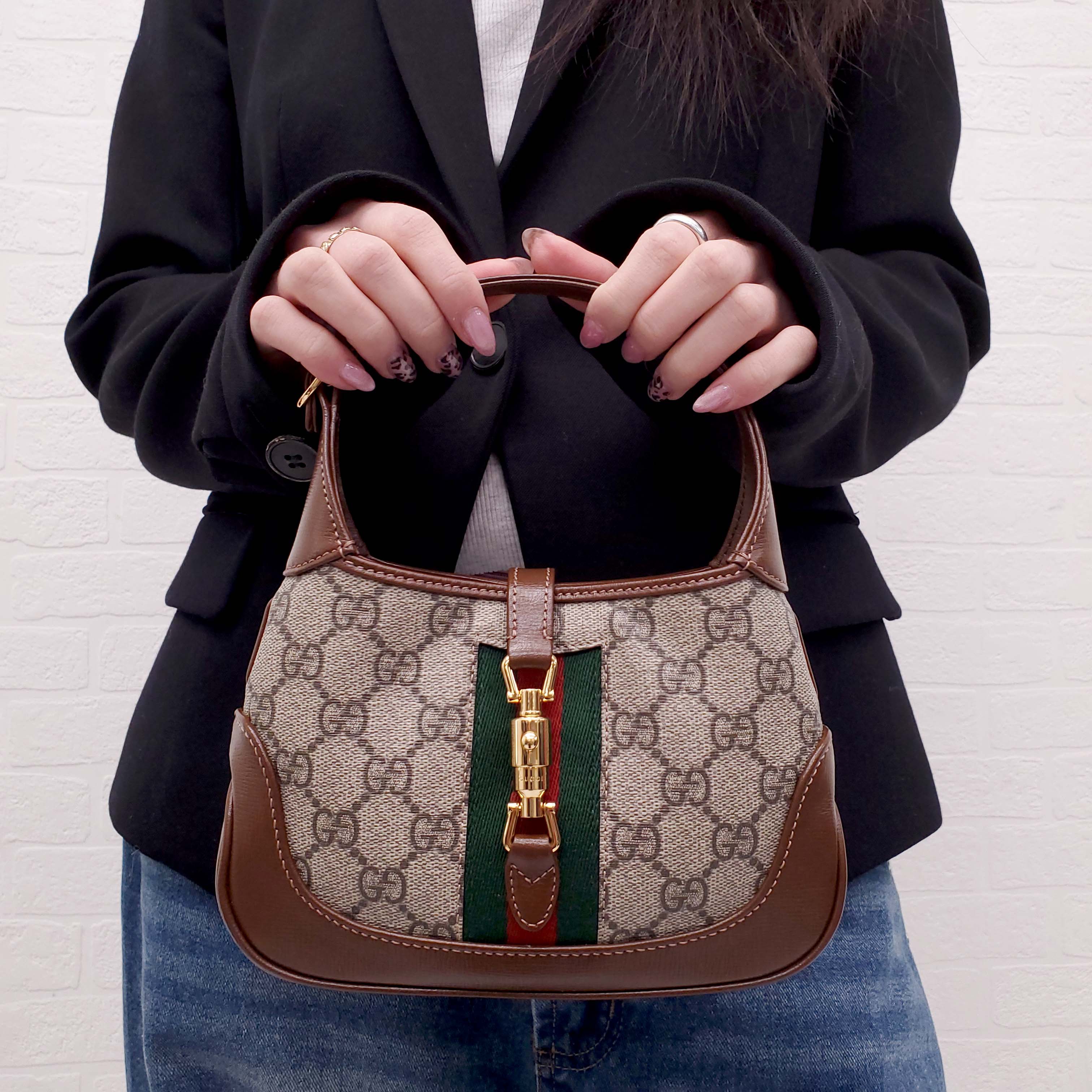 GUCCI JACKIE 1961 MINI BAG GG SUPREME FABRIC