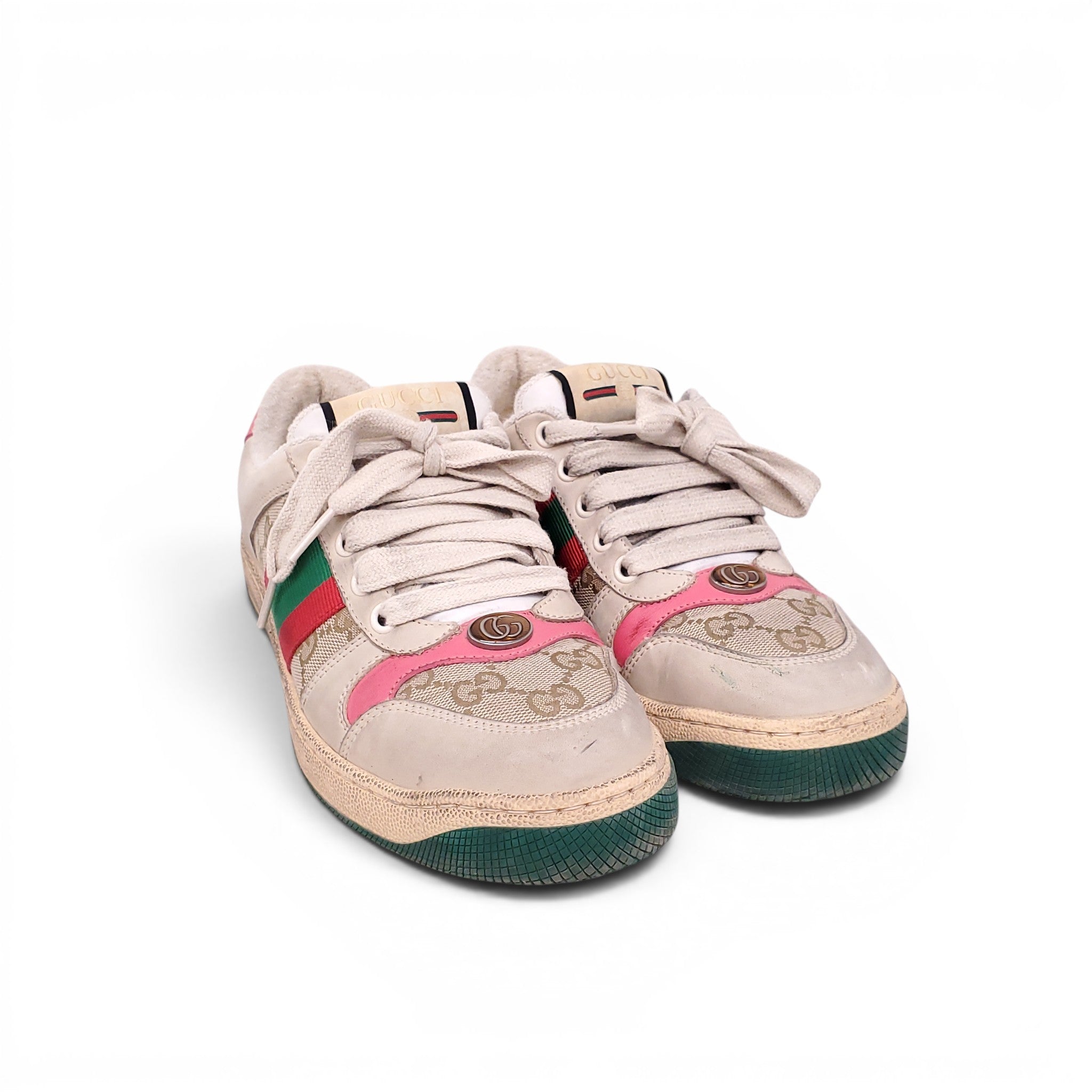 GUCCI LOGO SNEAKERS - SIZE 35.5