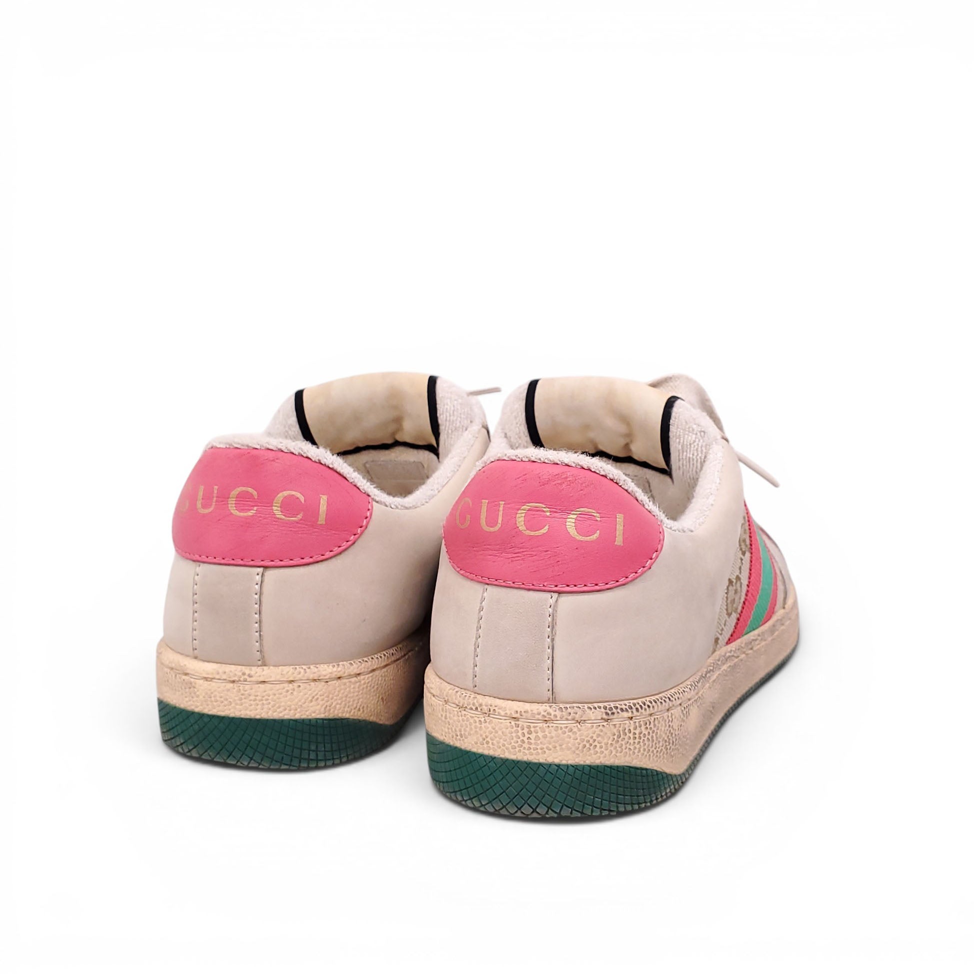 GUCCI LOGO SNEAKERS - SIZE 35.5