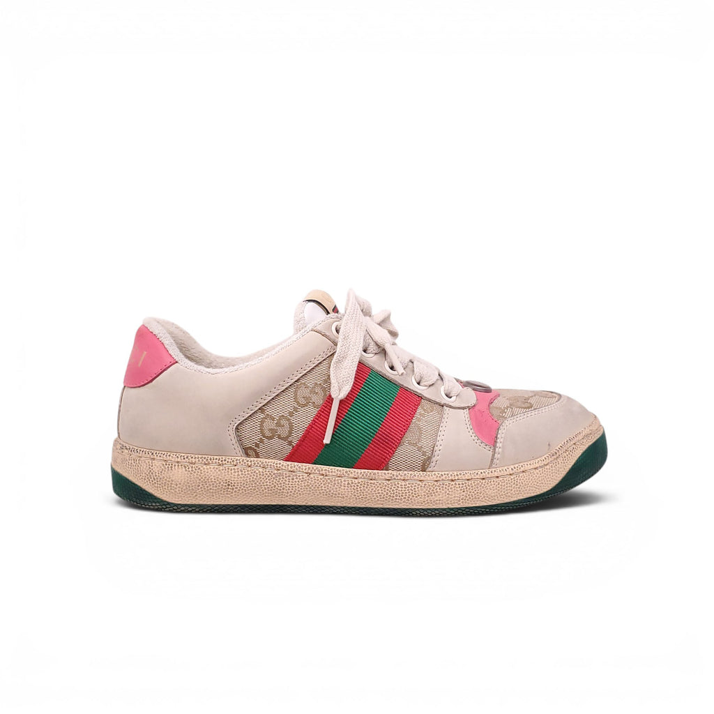 GUCCI LOGO SNEAKERS - SIZE 35.5