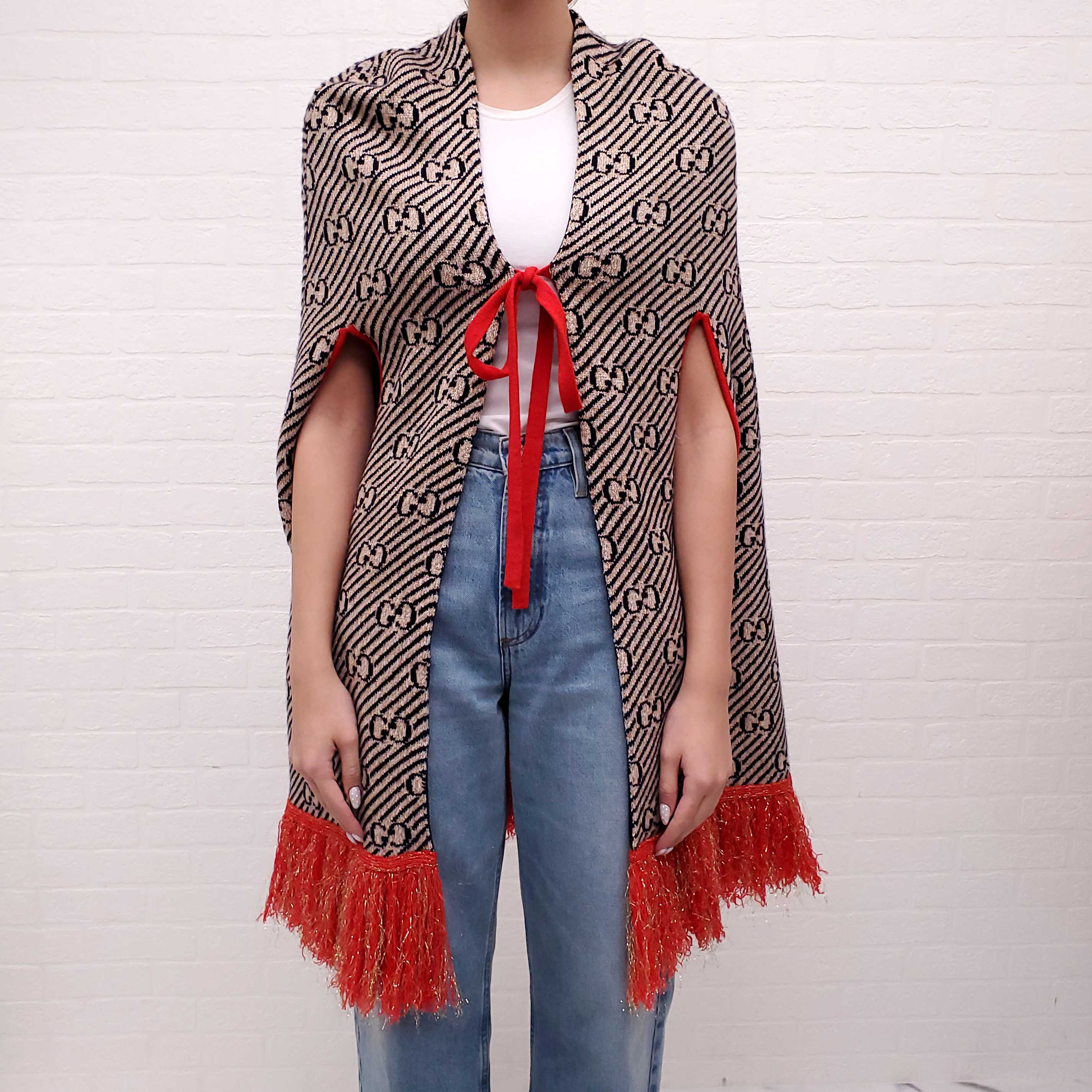 GUCCI LOGO SWEATER VEST - SIZE M