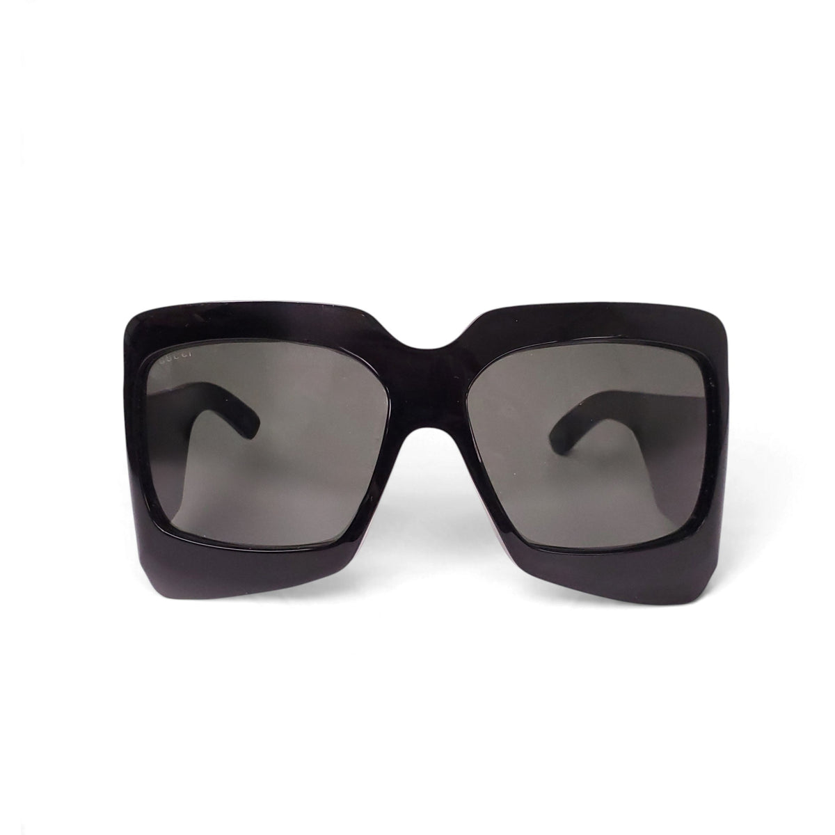 GUCCI BLACK SQUARE OVERSIZED SUNGLASSES