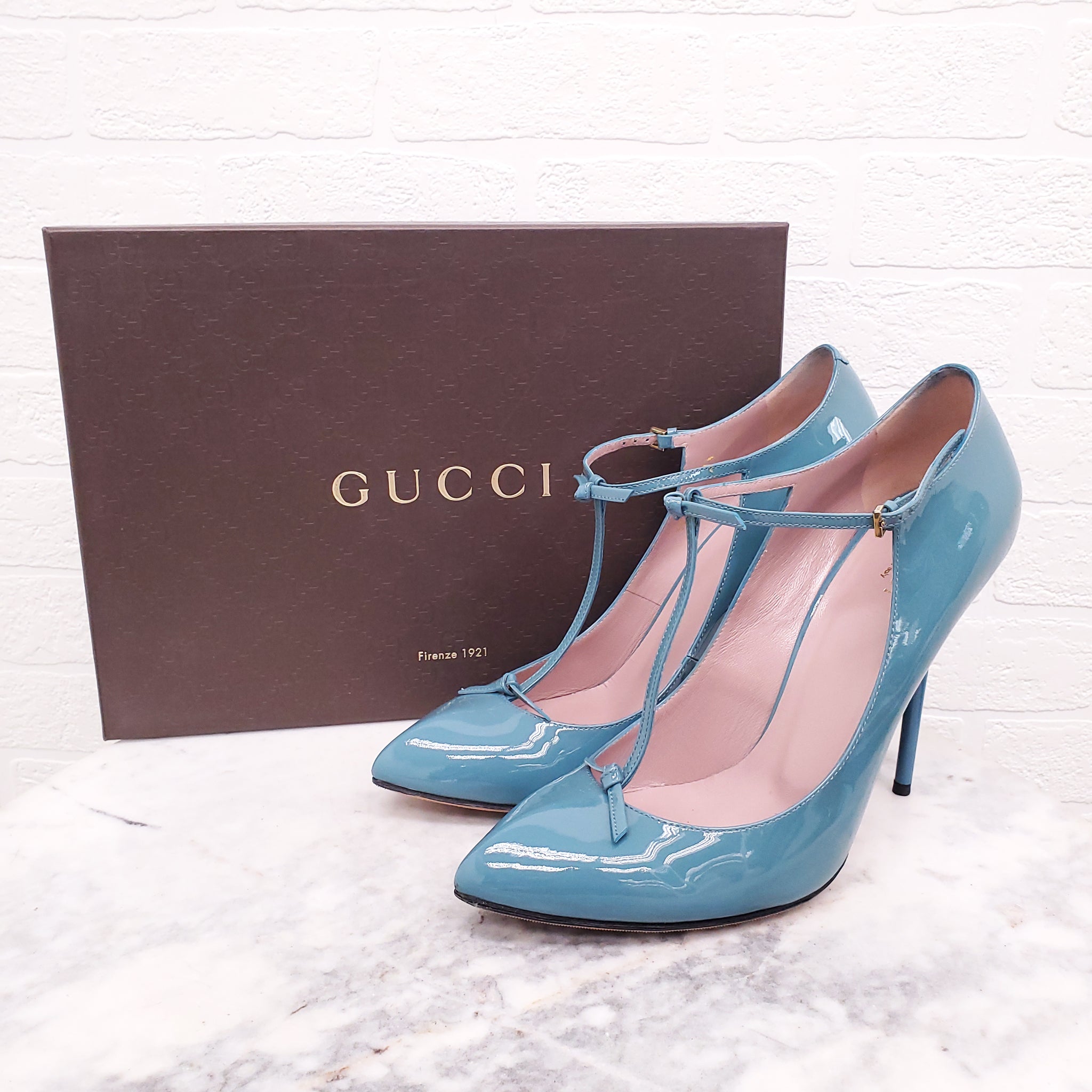 Gucci heels bow online