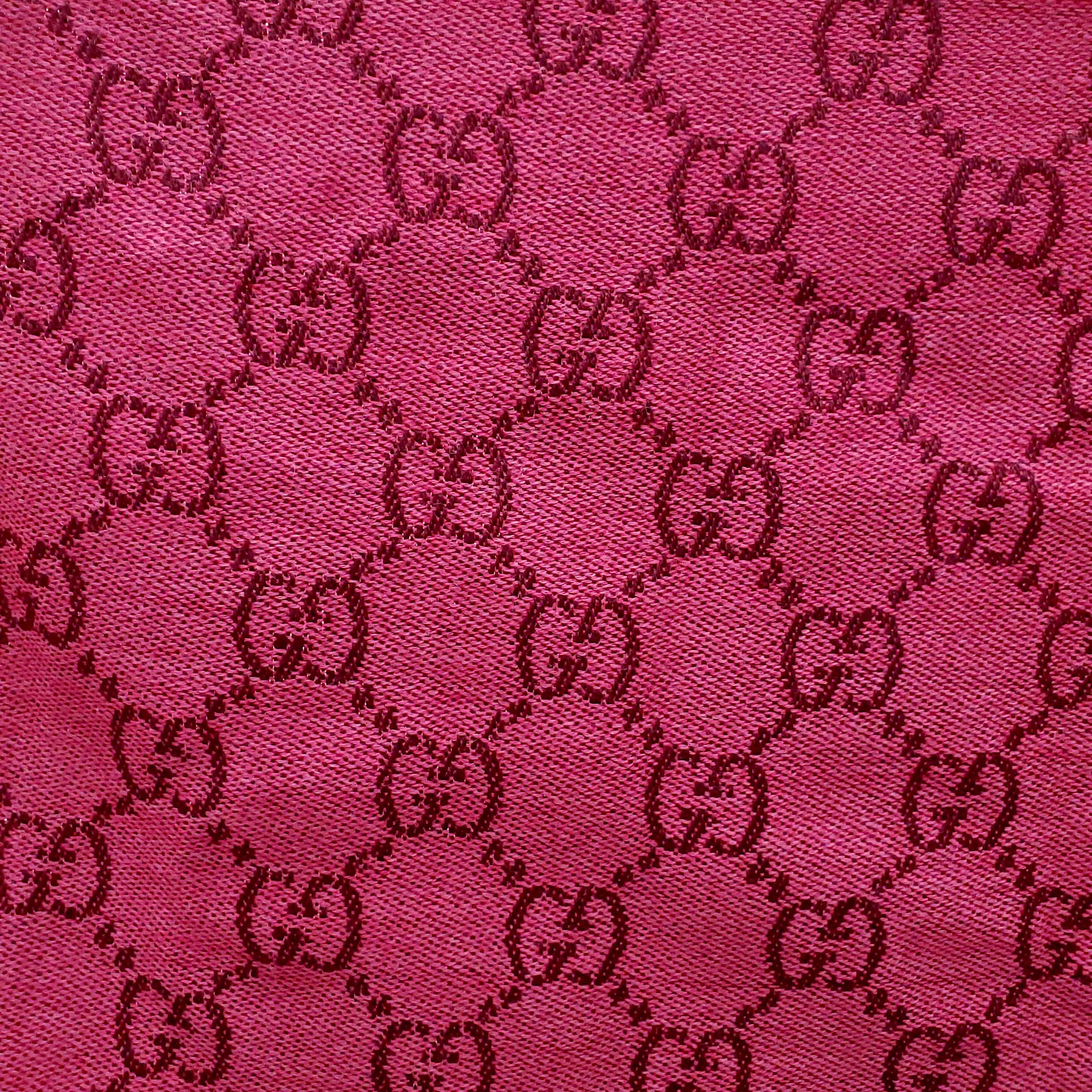 GUCCI PINK GG SCARF