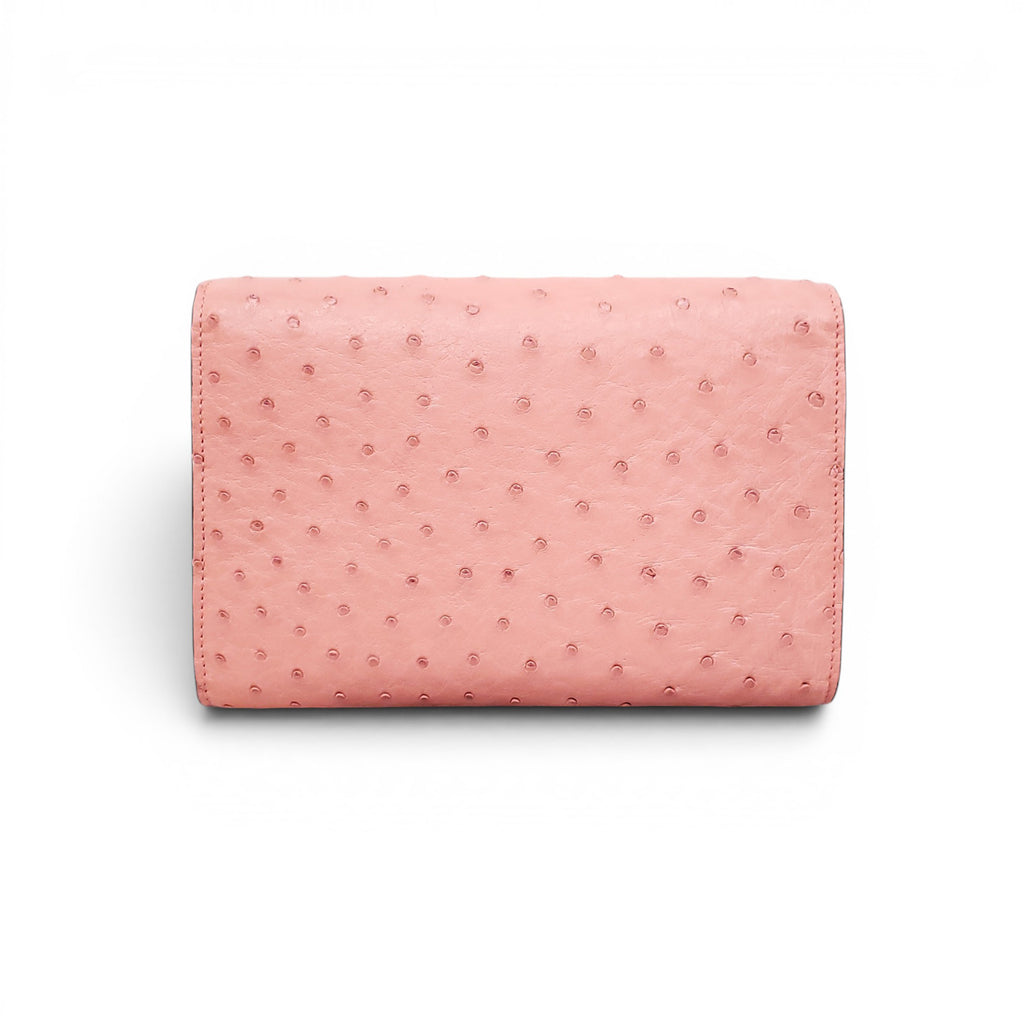GUCCI PINK OSTRICH DIONYSUS BAG