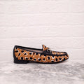 GUCCI PONY HAIR LEOPARD LOAFERS - SIZE 39.5