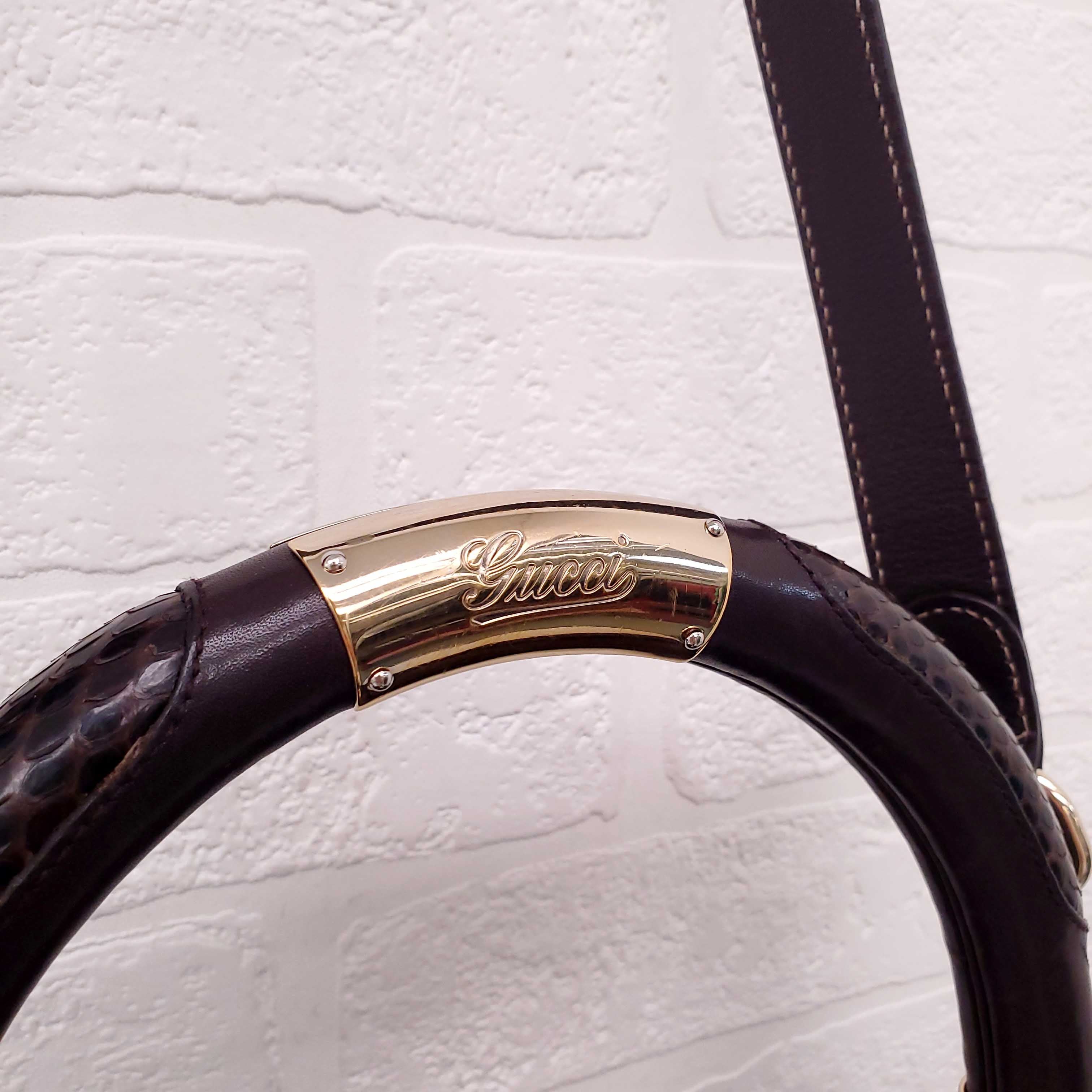 GUCCI PYTHON INDY BAG