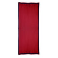 GUCCI RED AND NAVY LARGE LOGO SCARF
