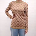 GUCCI RHINESTONE CRYSTAL SWEATER - SIZE M