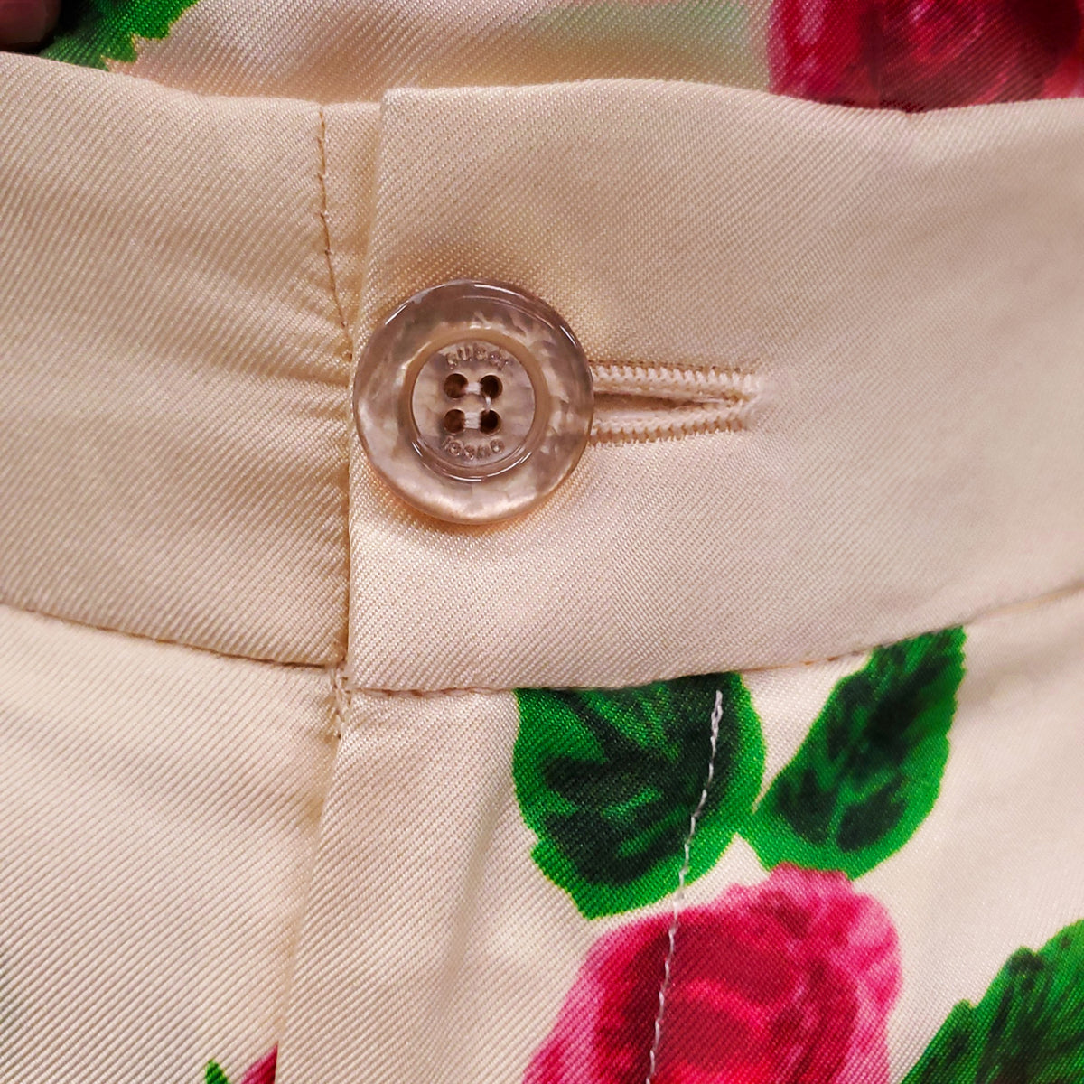 GUCCI SILK FLORAL SET - SIZE 42/38 (FITS SIZE S)