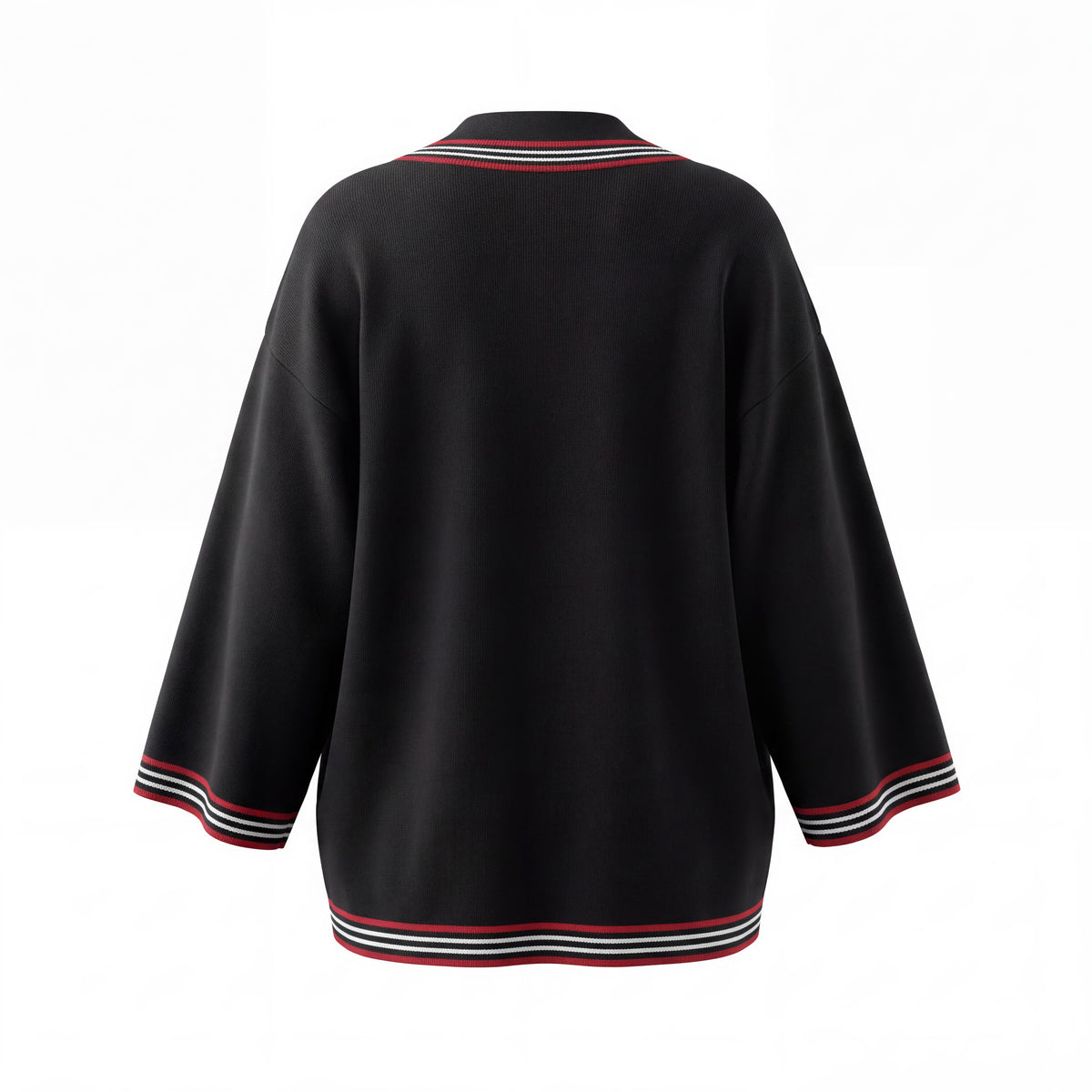 GUCCI SWEATER JACKET WITH GOLD CC BUTTON - SIZE 42