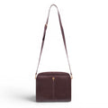 GUCCI VINTAGE BROWN LEATHER CROSSBODY BAG