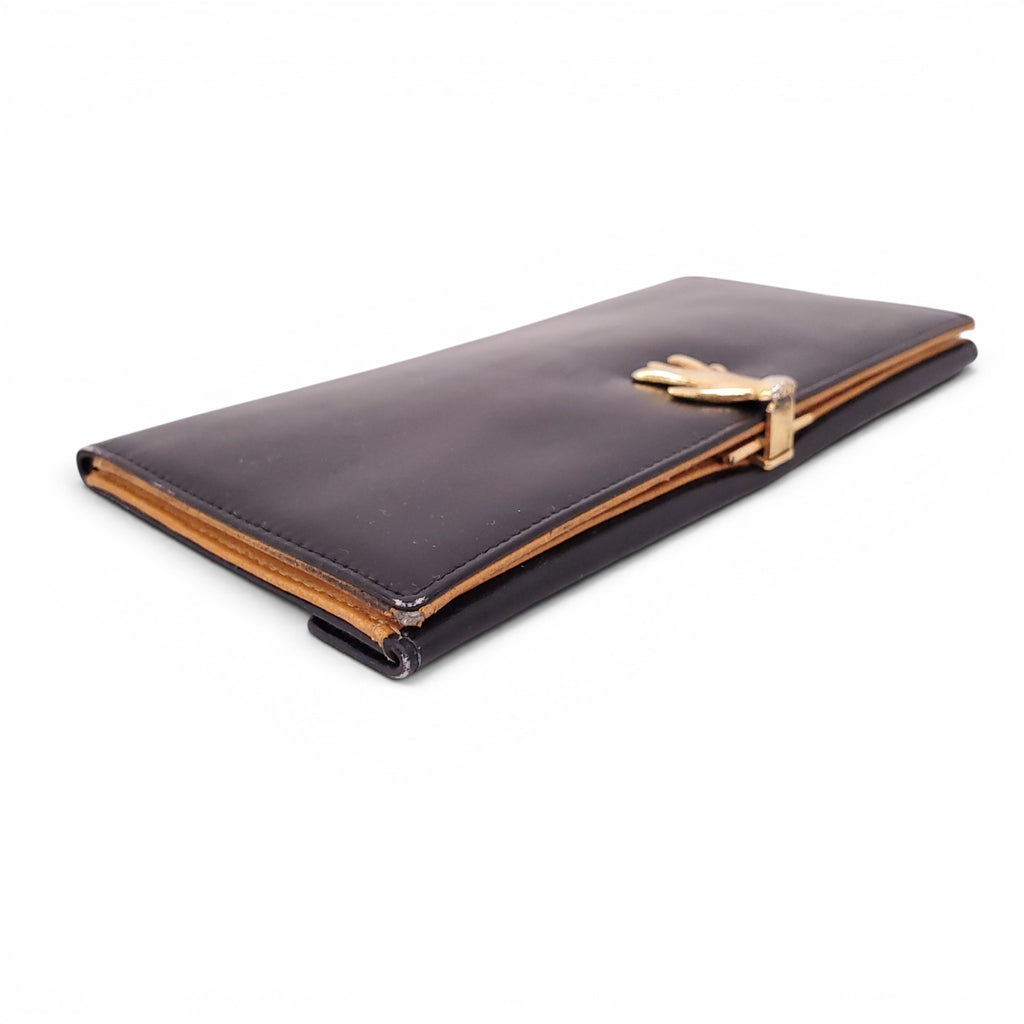 GUCCI VINTAGE LEATHER HAND CLASP WALLET