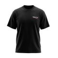 BALENCIAGA BLACK OVERSIZED LOGO T-SHIRT - SIZE S