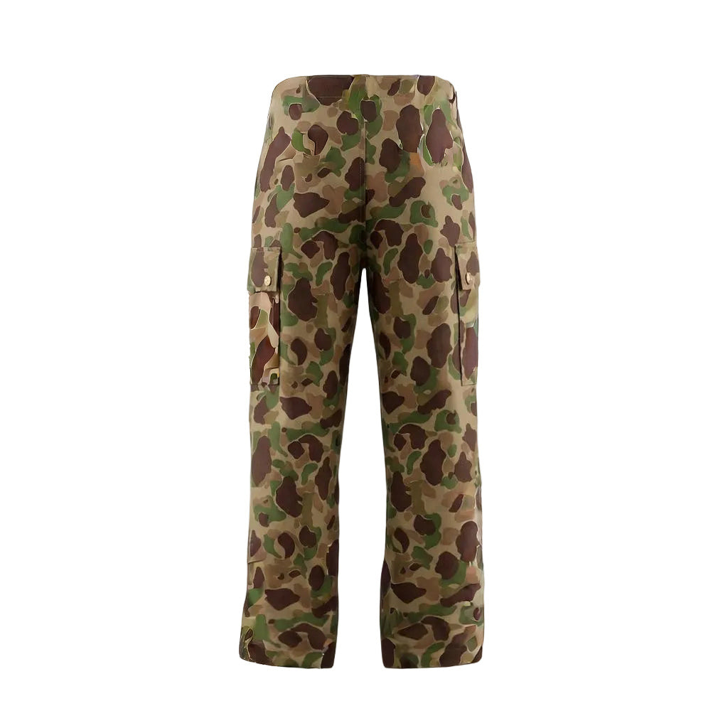 CELINE ARMY CARGO PANTS WITH GOLD BUTTONS - SIZE 38