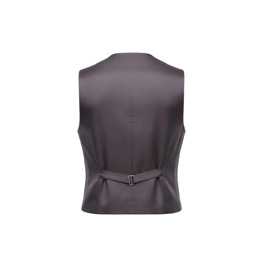 ALEXANDER MCQUEEN GREY PLAID 3-PIECES SKIRT SUIT - SIZE 44