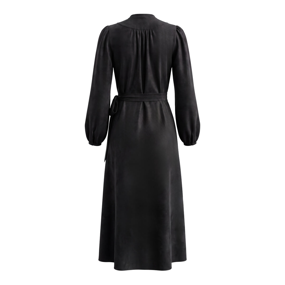 ZIMMERMANN BLACK SILK BILLOW DRESS - SIZE 0 (SIZE US 4)