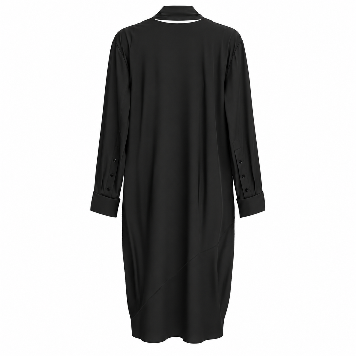HELMUT LANG BLACK SCARF DRESS - SIZE M