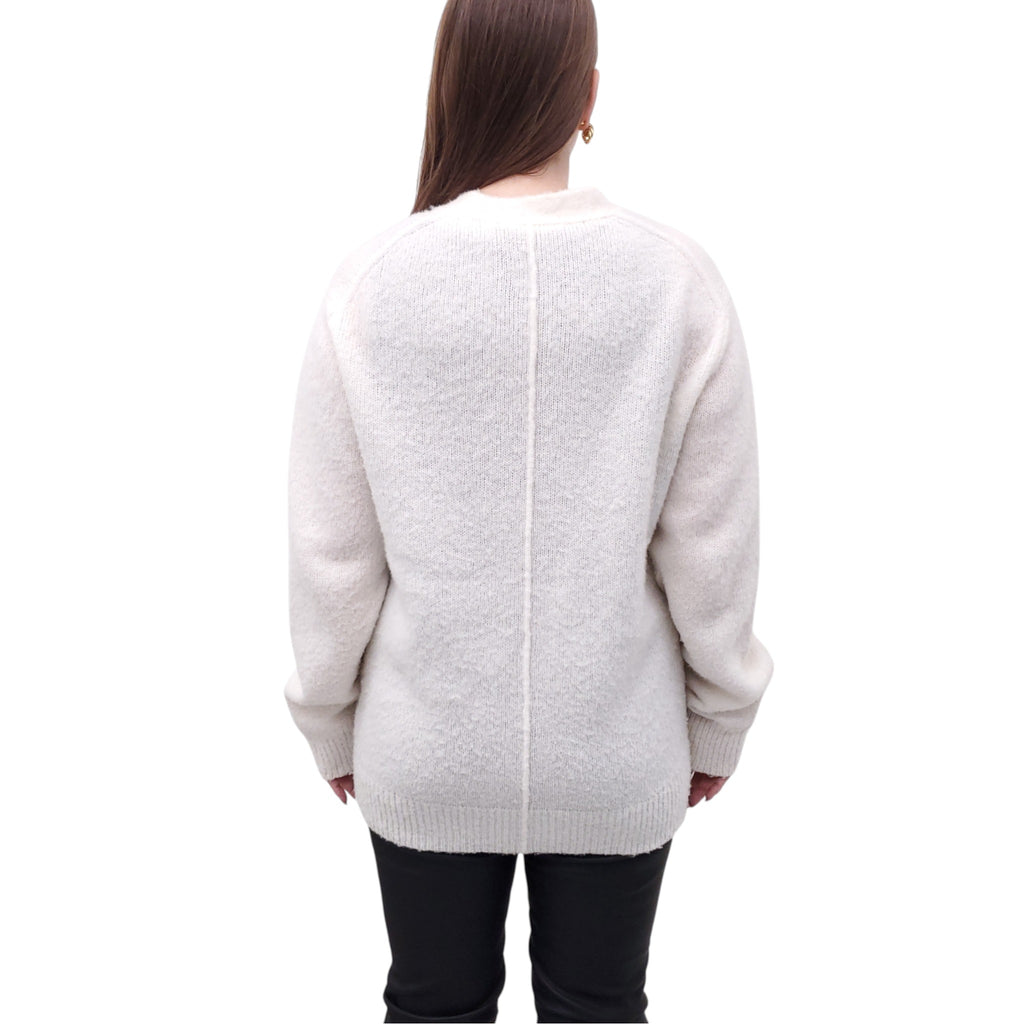 HELMUT LANG CREAM CARDIGAN - SIZE M