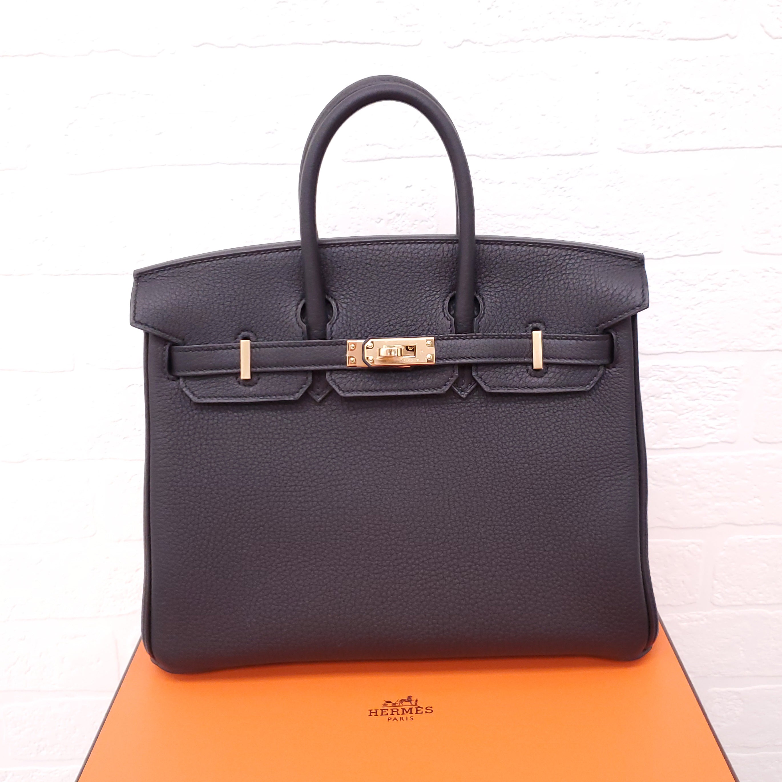 HERMÈS 2024 NOIR VEAU TOGO BIRKIN 25