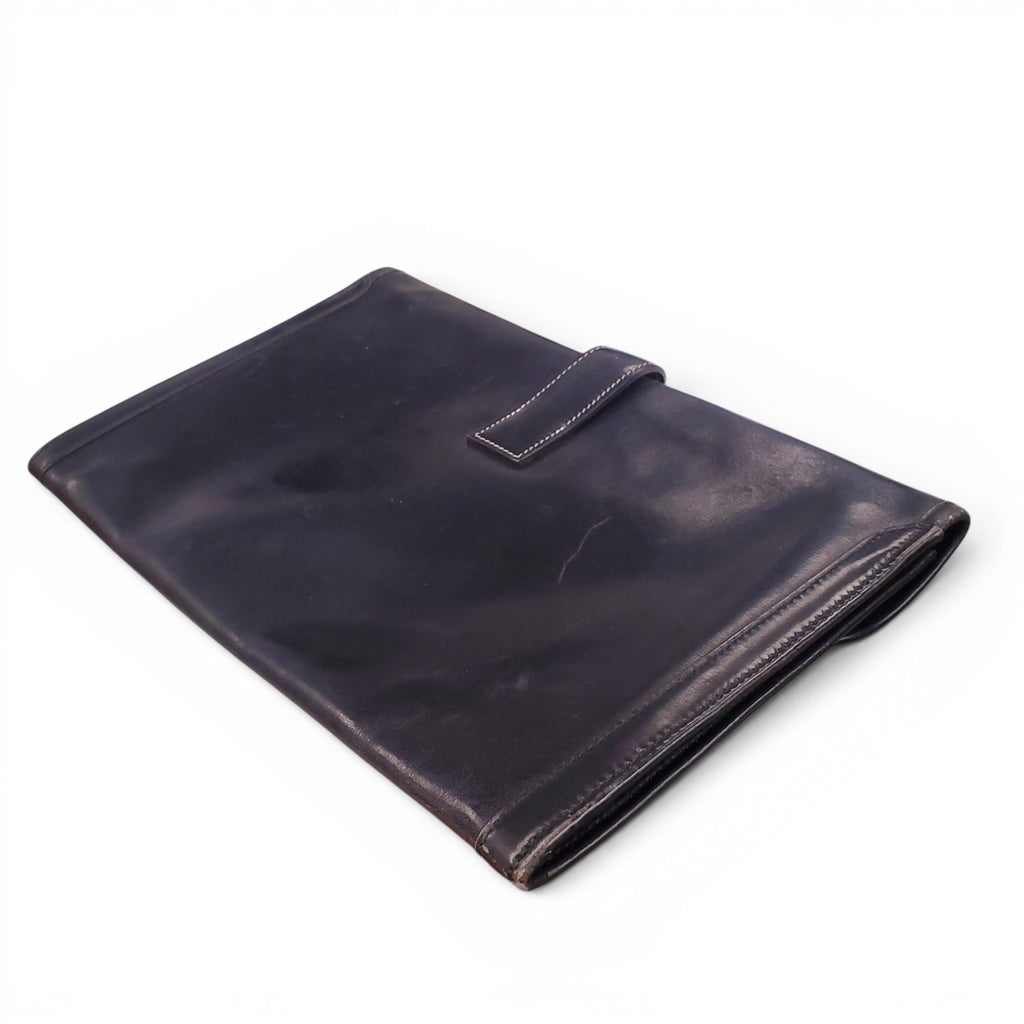 HERMÈS BLACK JIGE CLUTCH
