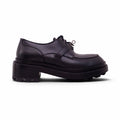 HERMÈS BLACK KELLY LACE UP LOAFERS - SIZE 38.5