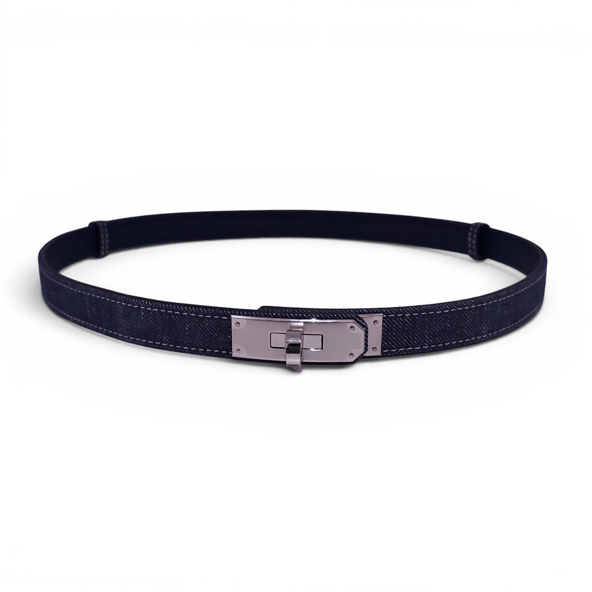 HERMÈS DENIM KELLY WAIST BELT