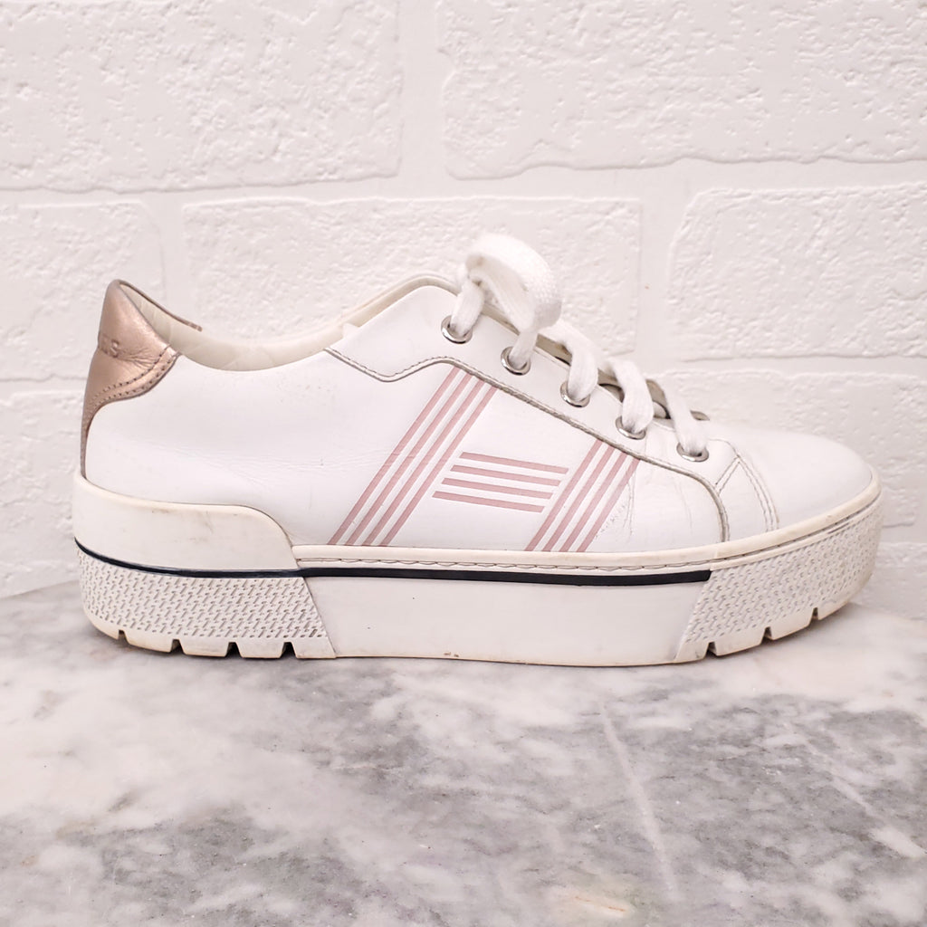 HERMES H SNEAKERS  - SIZE 36