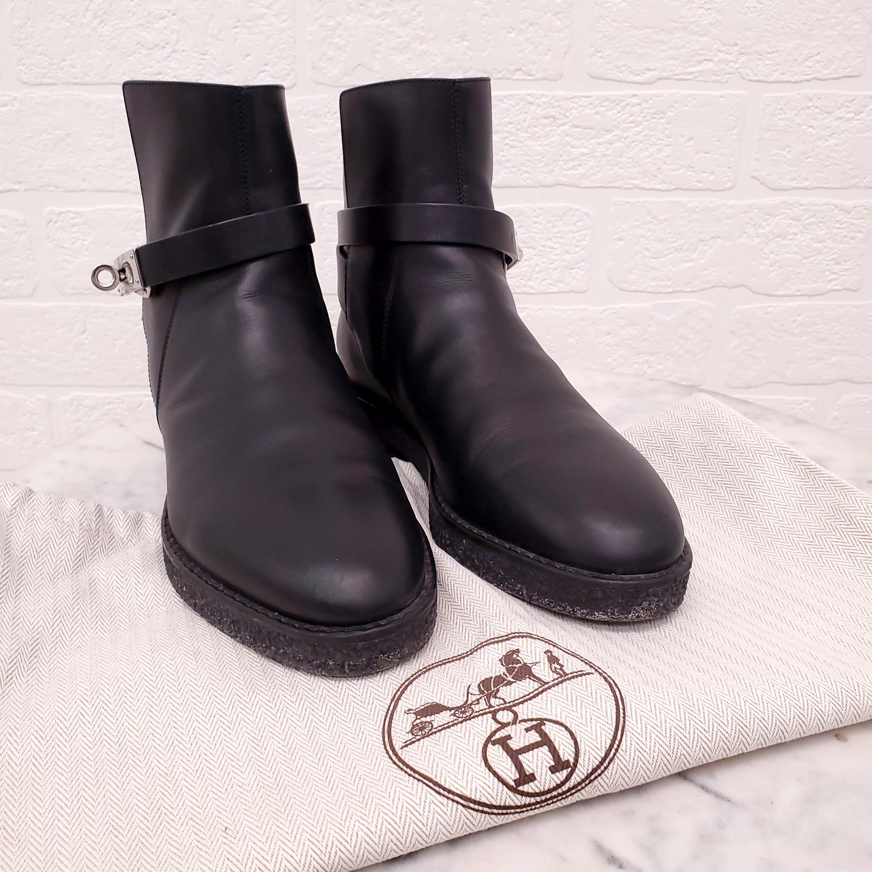 HERMES JEFF ANKLE BOOT - SIZE 36