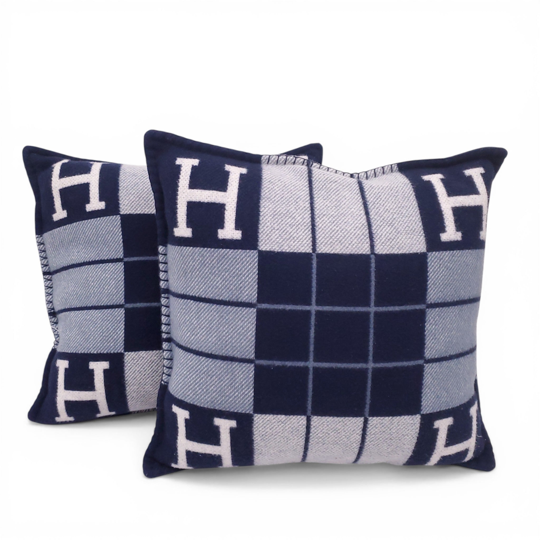HERMÈS NAVY AVALON PILLOWS
