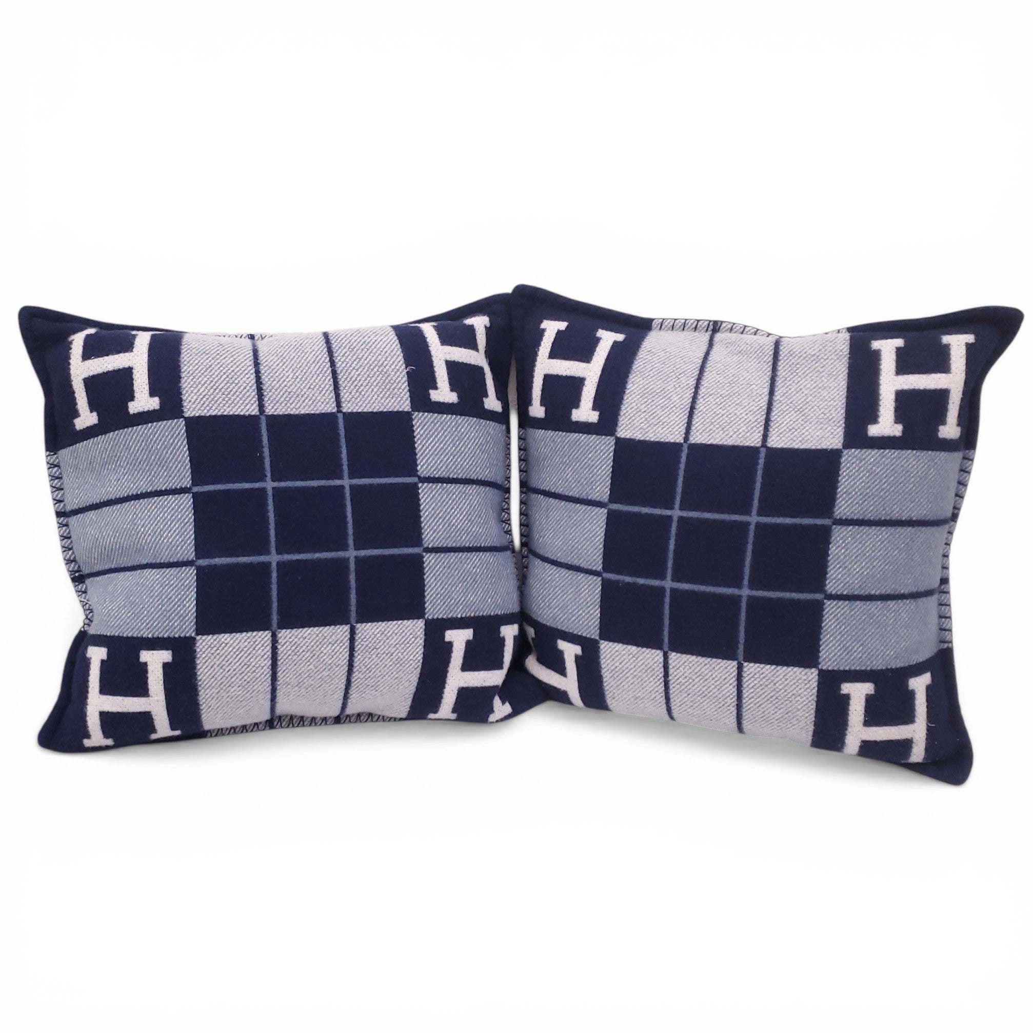 HERMÈS NAVY AVALON PILLOWS