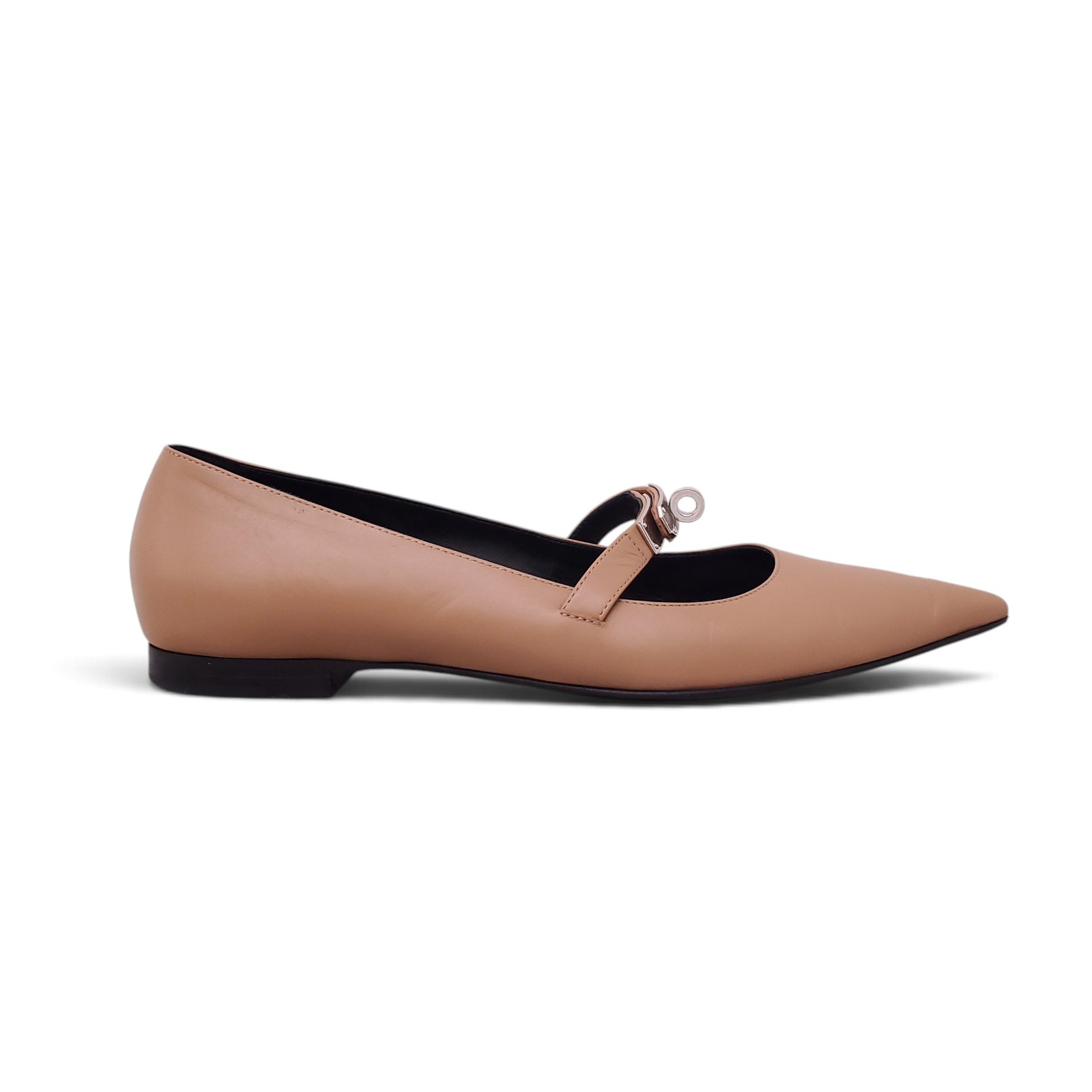 HERMÈS NUDE KELLY FLATS - SIZE 38.5