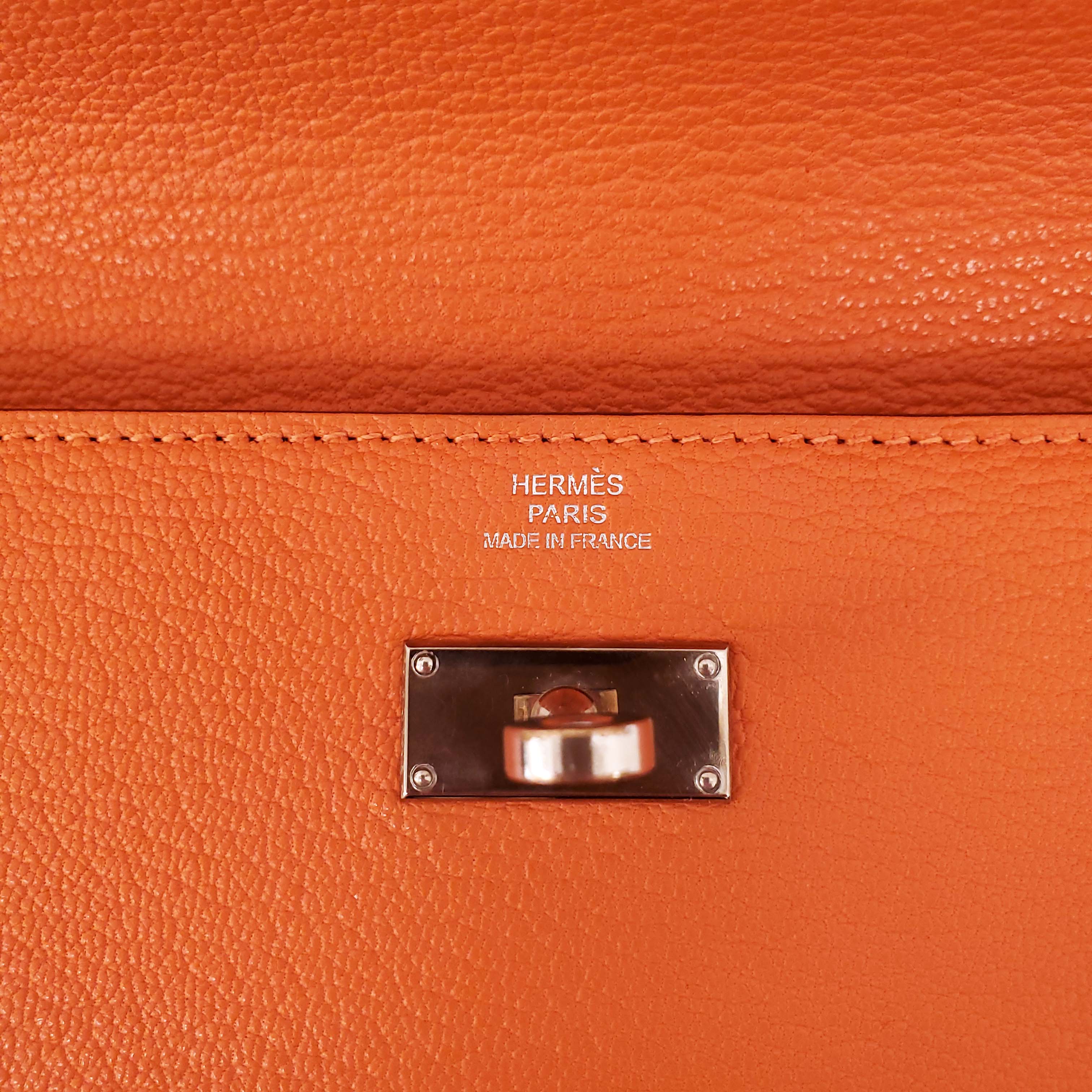 HERMÈS ORANGE KELLY WALLET