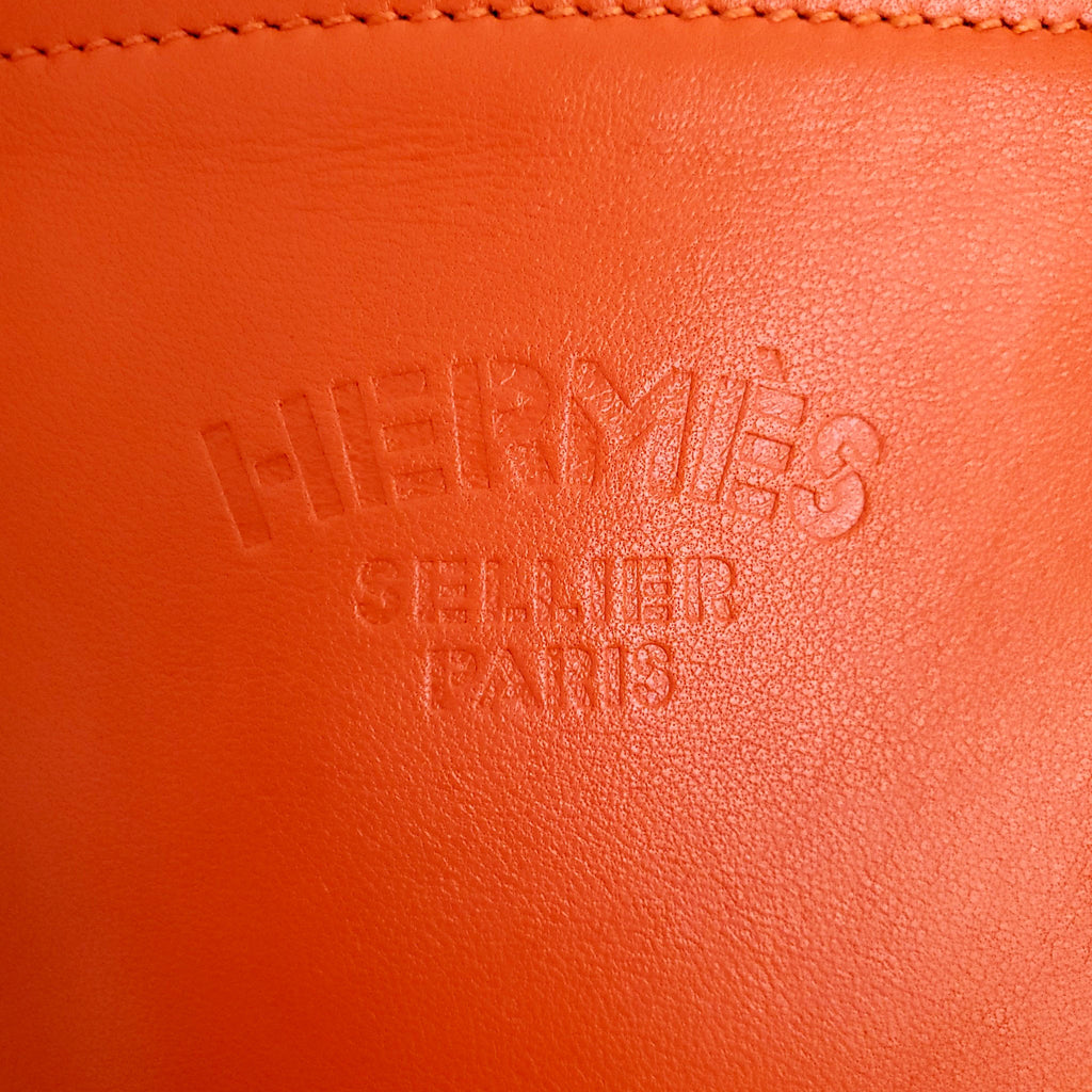 HERMÈS ORANGE SWIFT ALINE MINI BAG