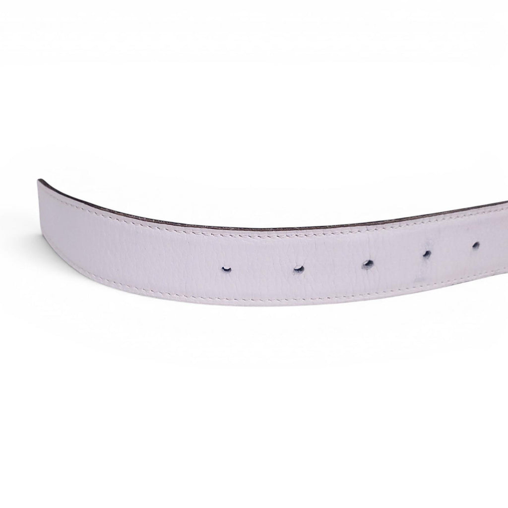 HERMÈS OVAL H LOGO REVERSIBLE BELT - SIZE 85