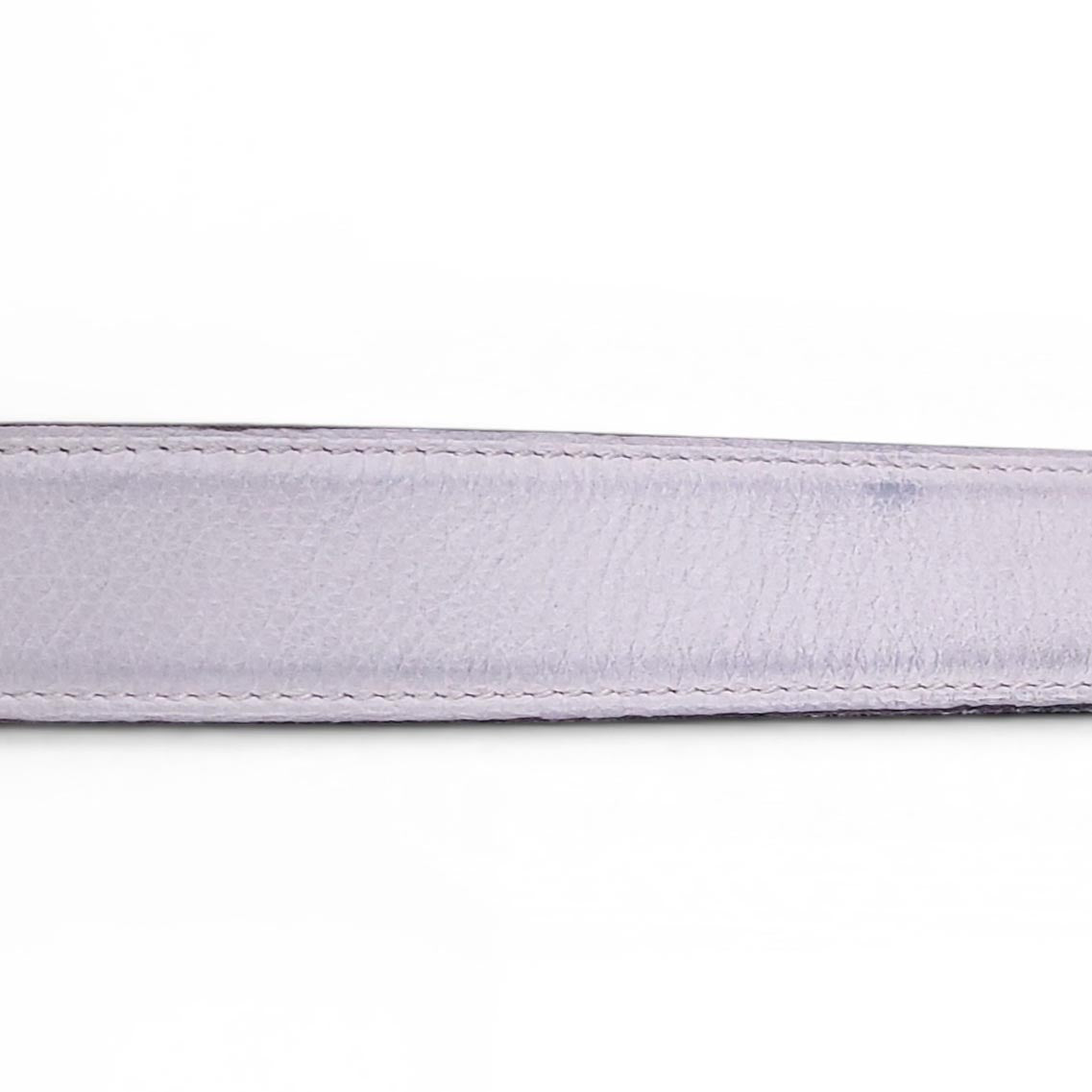 HERMÈS OVAL H LOGO REVERSIBLE BELT - SIZE 85
