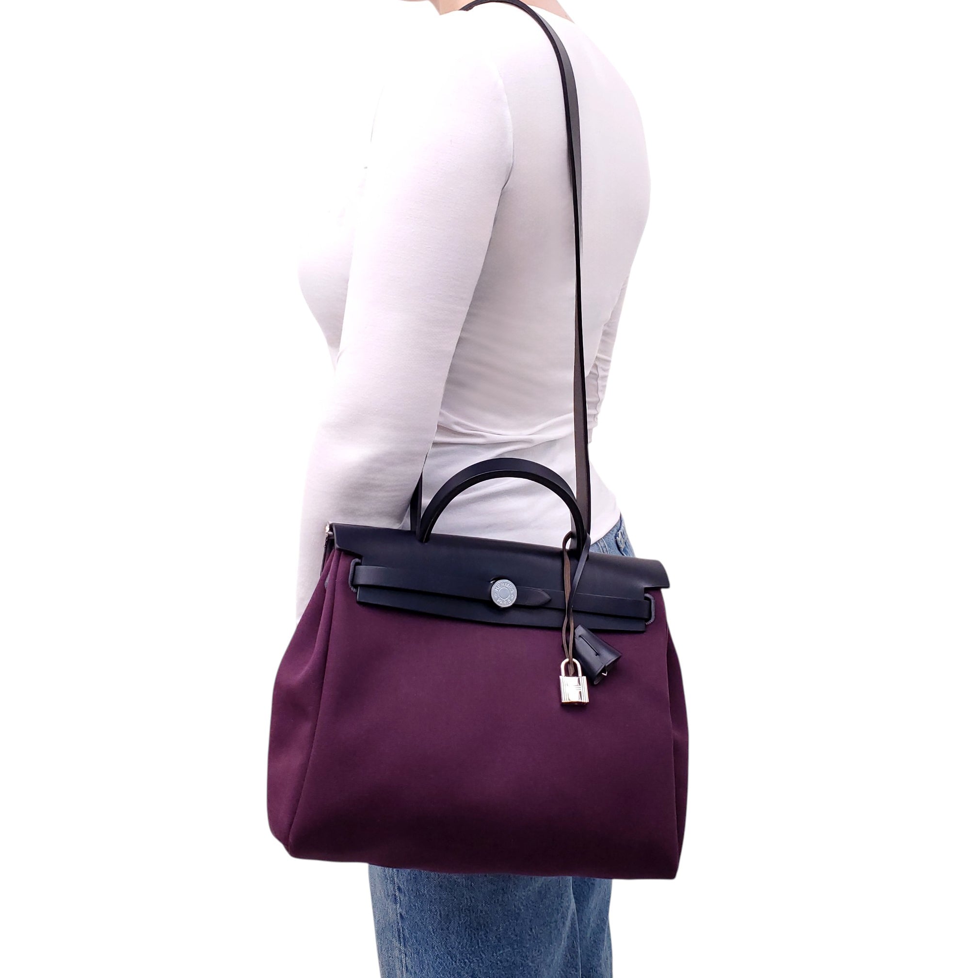 HERMÈS PURPLE HERBAG
