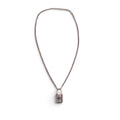 HERMÈS SILVER LOCK NECKLACE