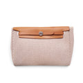 HERMÈS TOILE HERBAG CLUTCH