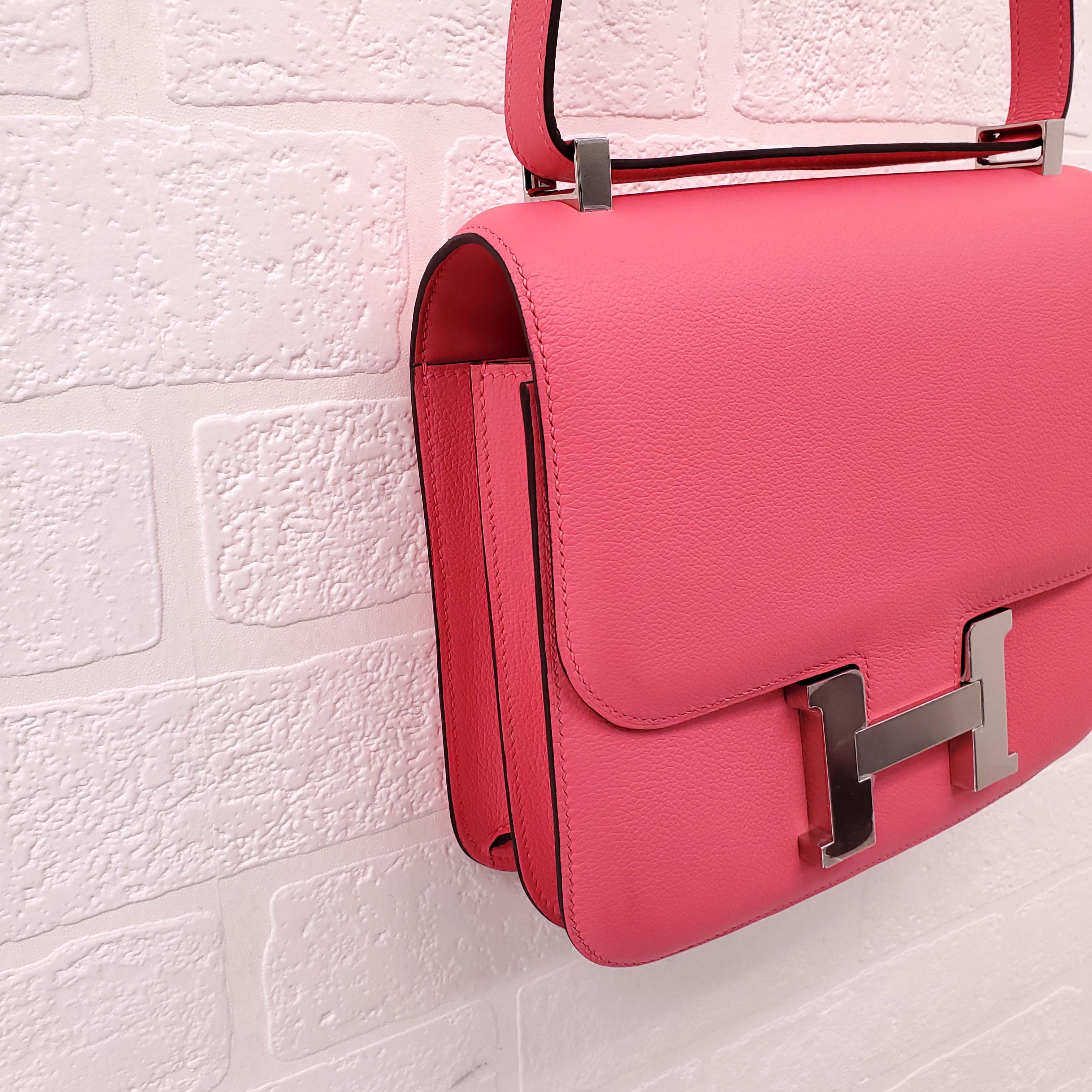 HERMÈS 'CONSTANCE 24' IN ROSE AZALEA EVERCOLOR