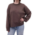 HERSKIND DARK CHOCOLATE SWEATER - SIZE M