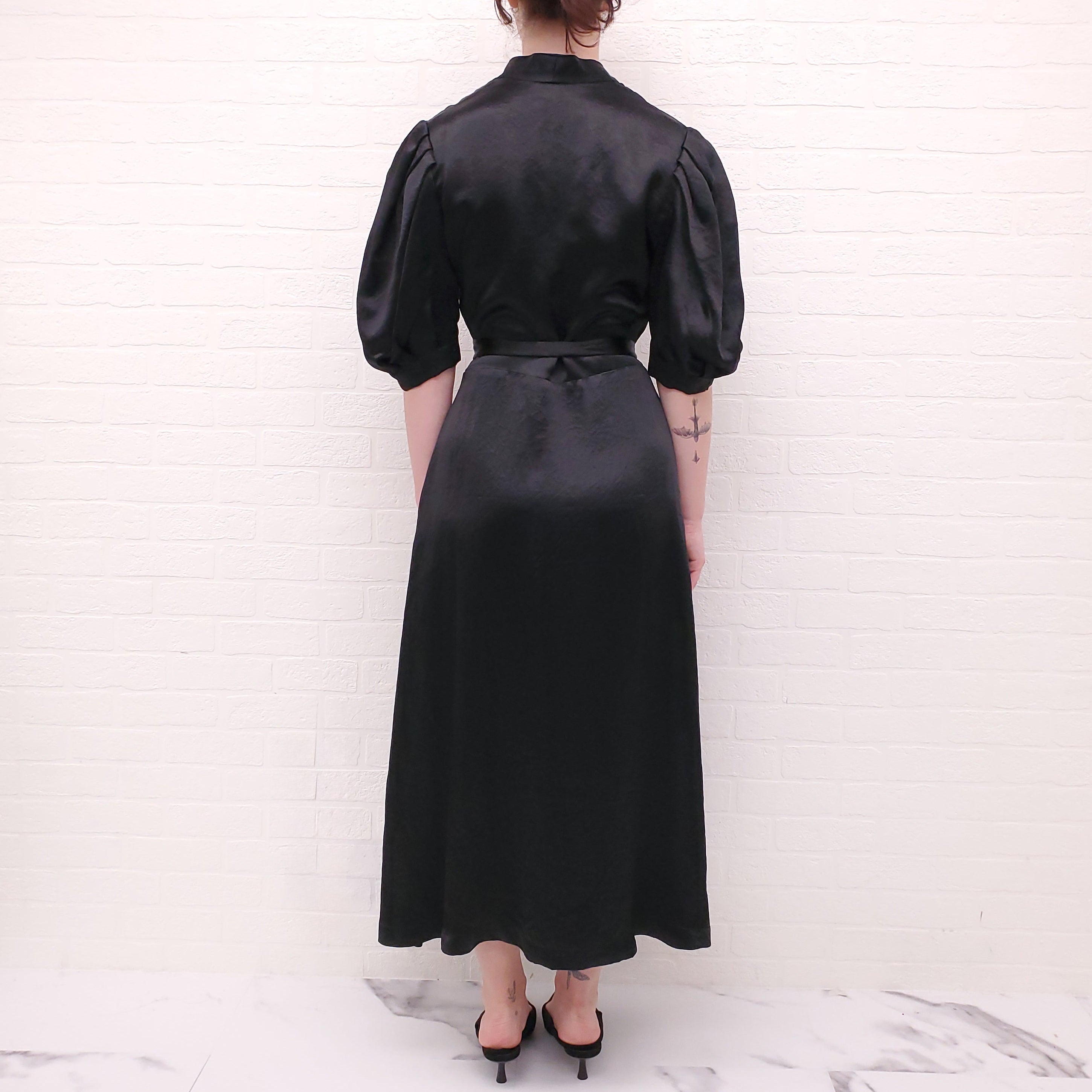 HORSES ATELIER BLACK DRESS - SIZE 2/M