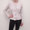 IRO OFF-WHITE KNIT JACKET - SIZE 38