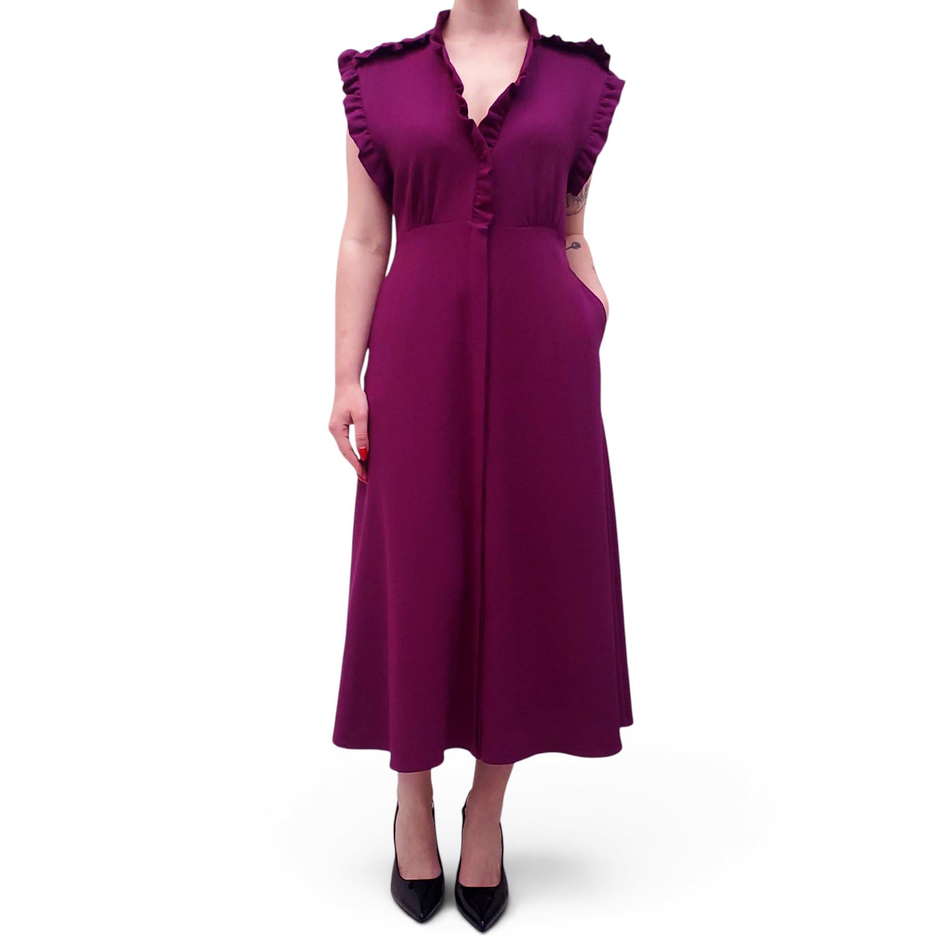 IRO PURPLE DRESS - SIZE 36