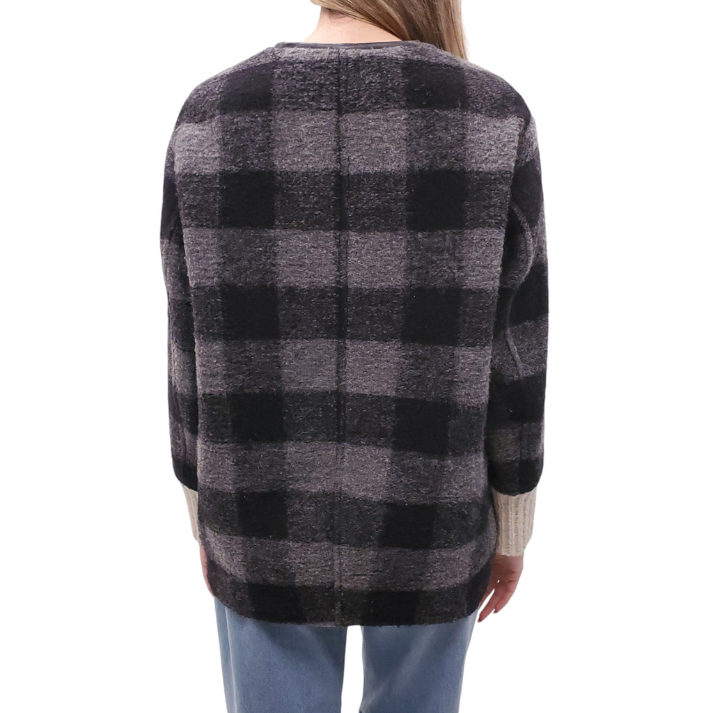 ISABEL MARANT CHECKED SHACKET - SIZE 36