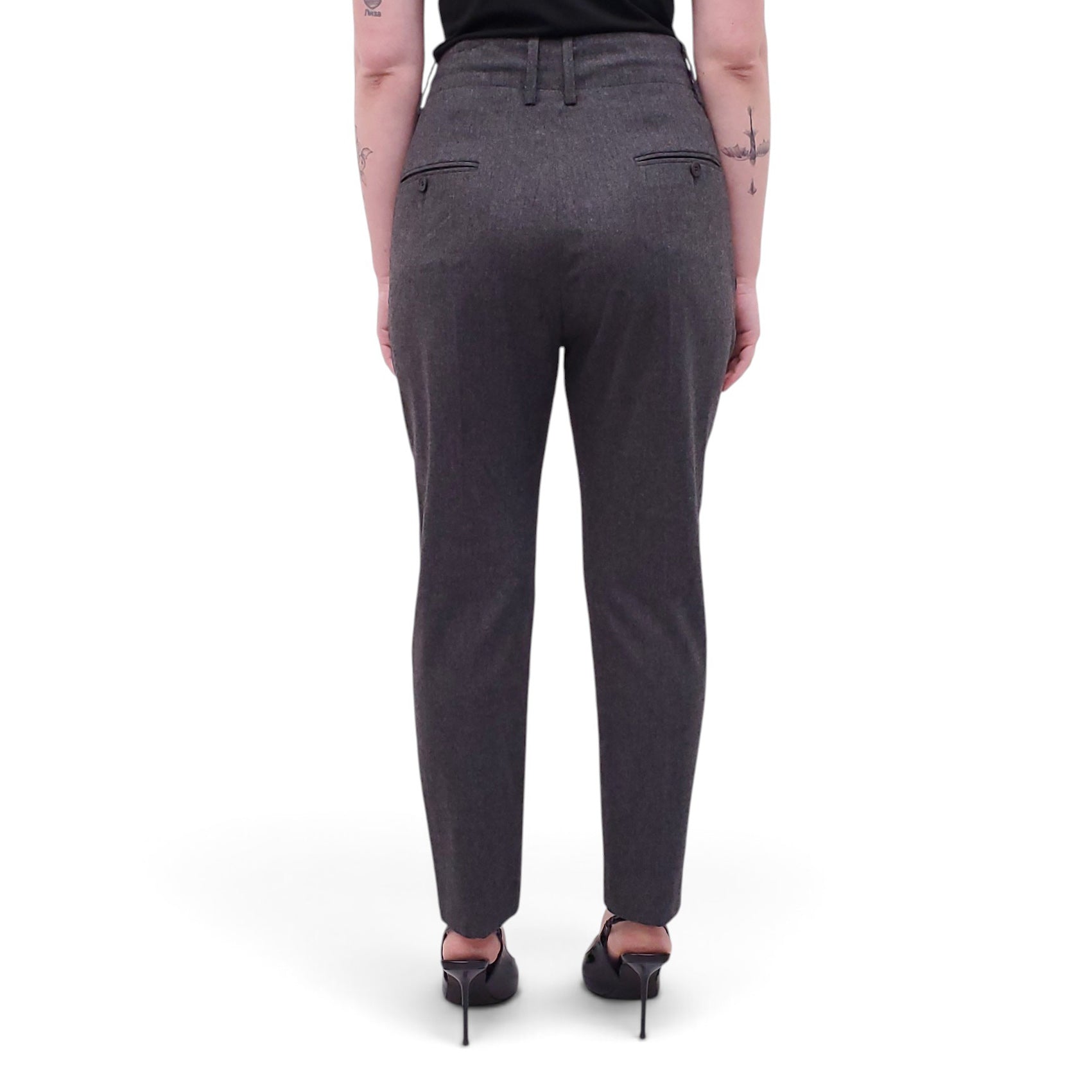 ISABEL MARANT ÉTOILE GREY TROUSERS - SIZE 40