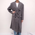 ISABEL MARANT ÉTOILE OVERSIZED PLAID DOUBLE BREASTED COAT - SIZE 36