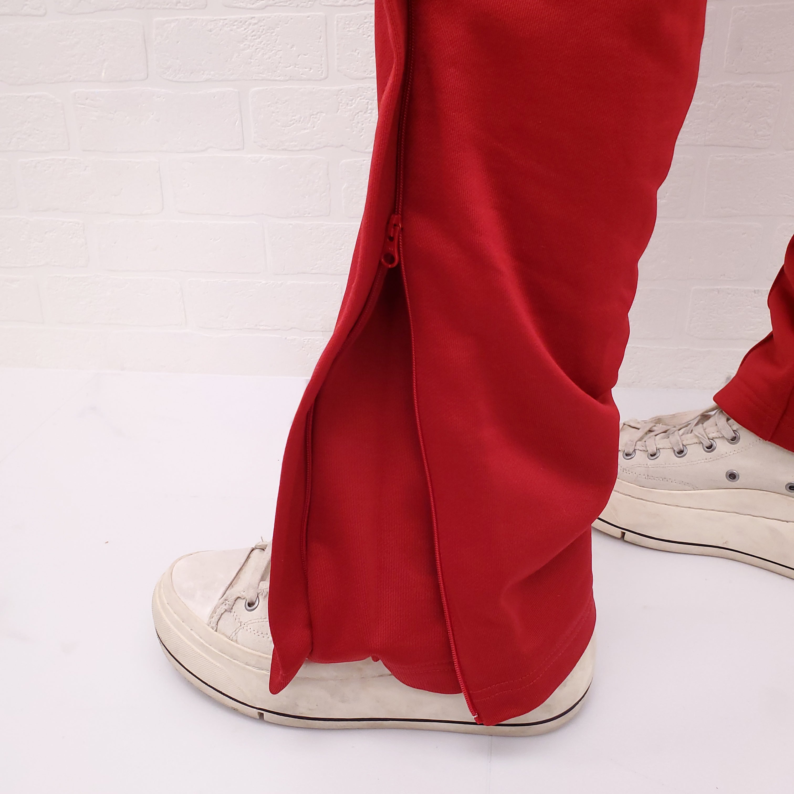ISABEL MARANT ÉTOILE RED LOGO 'INAYA' TRACK PANTS - SIZE 36