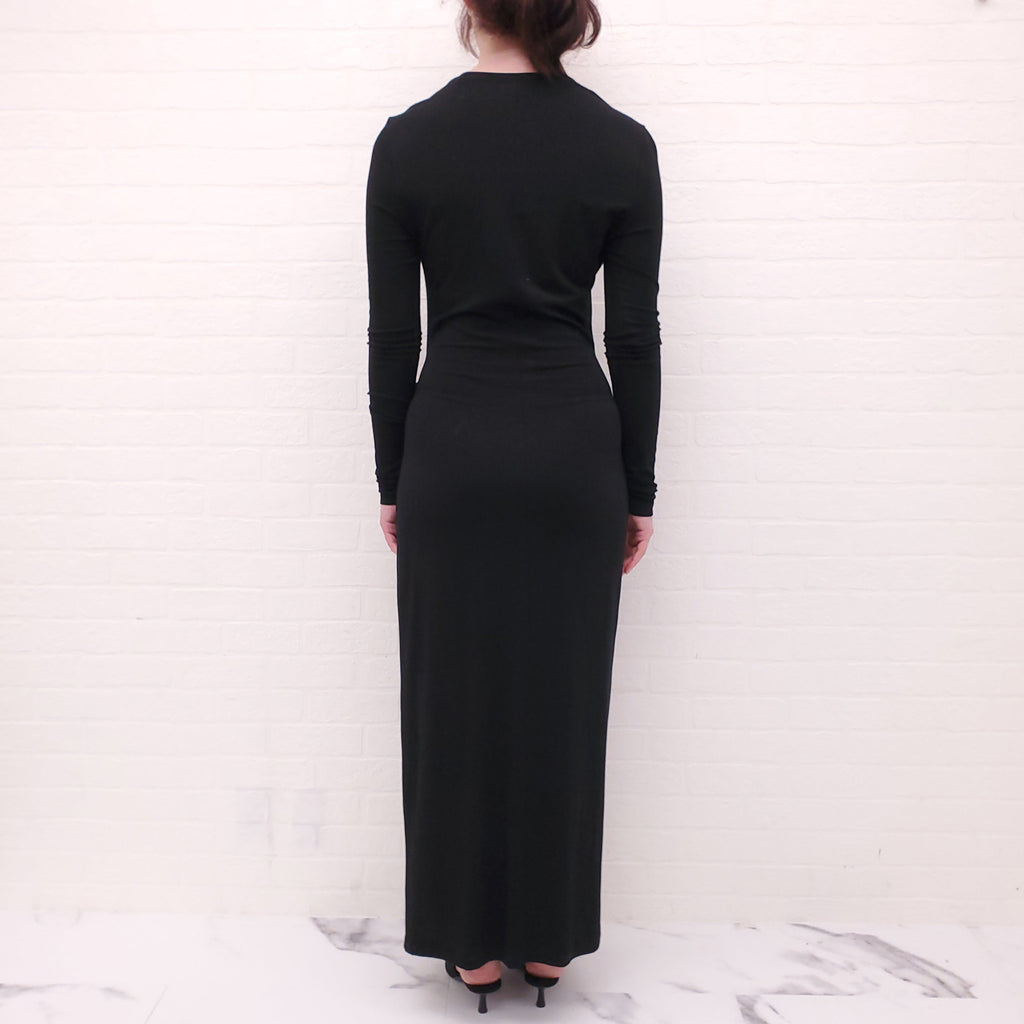 ISABEL MARANT ÉTOILE TIE WRAP DRESS - SIZE 38