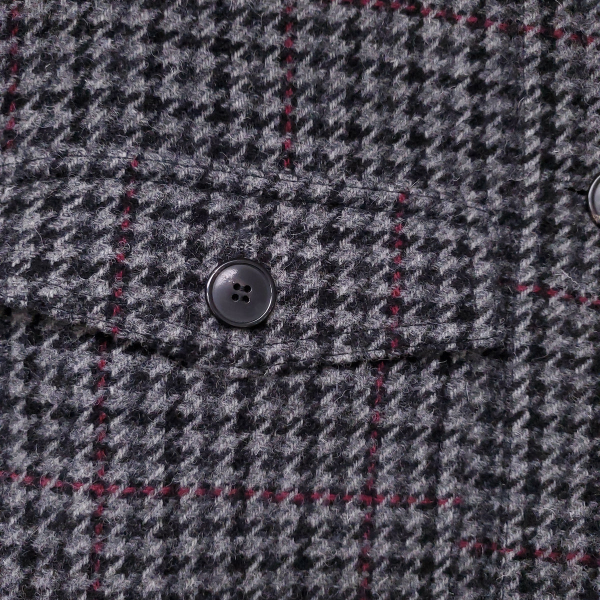 ISABEL MARANT FONTIALI HOUNDSTOOTH VIRGIN WOOL COAT - SIZE 0